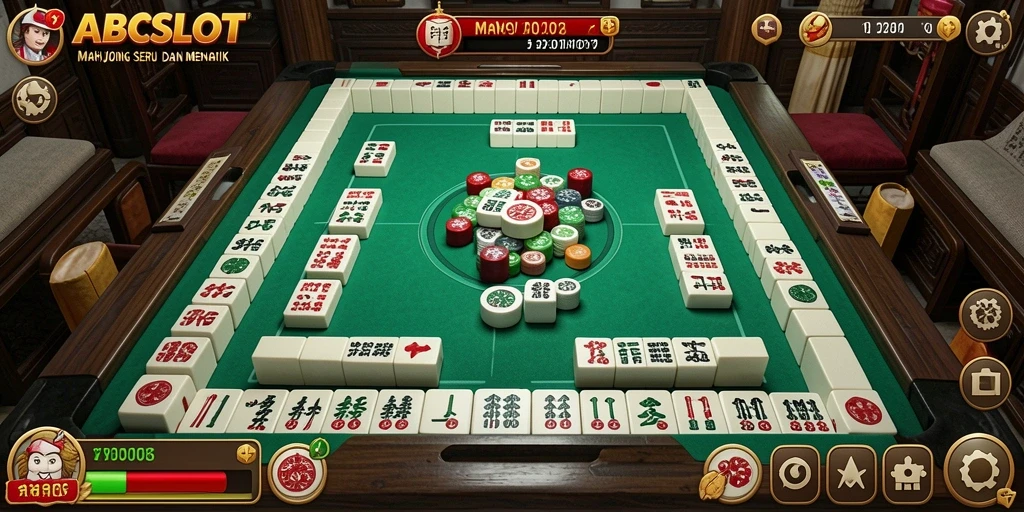 Tampilan gameplay Mahjong di ABCSLOT yang seru dan mengasyikkan.