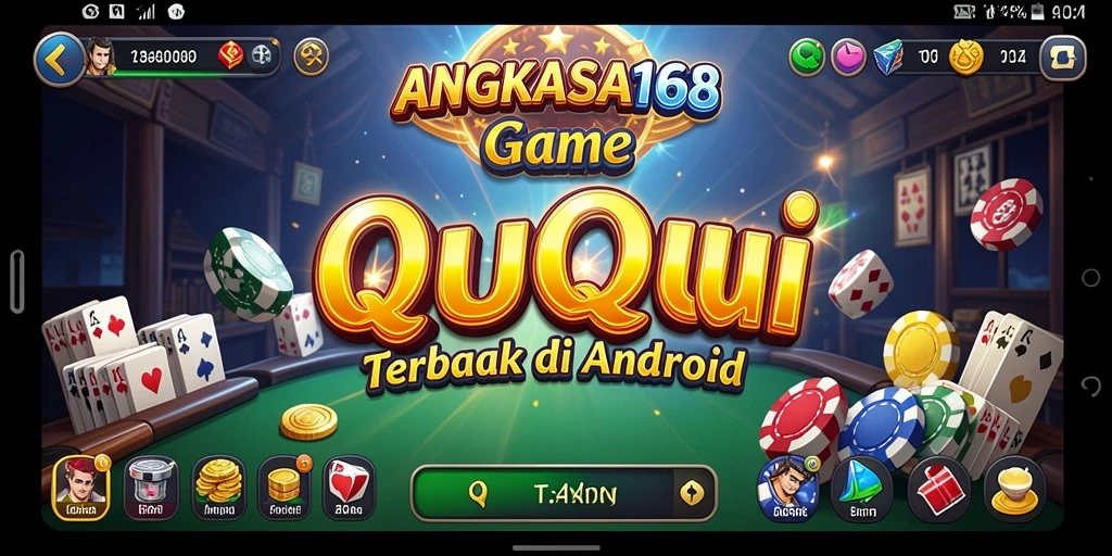 Tampilan gameplay QiuQiu yang mendebarkan di ANGKASA168.
