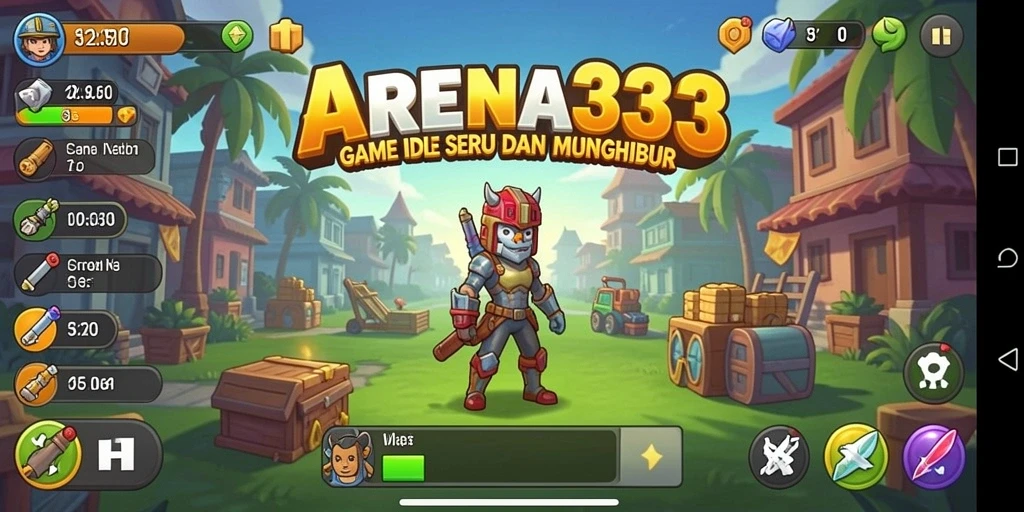 Tampilan gameplay seru dari ARENA333 yang menghibur.