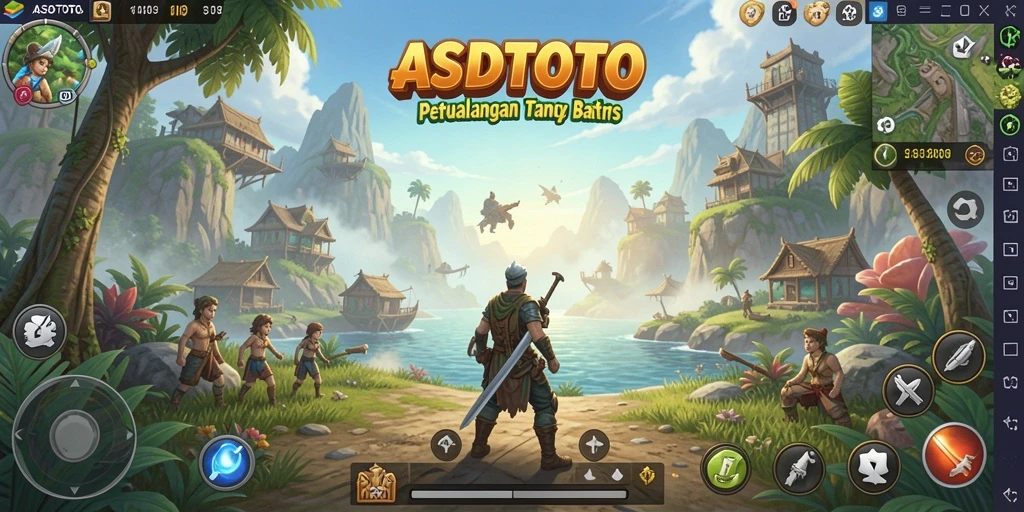Tampilan gameplay ASDTOTO dalam dunia terbuka yang menakjubkan.