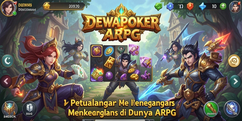 Tampilan gameplay seru dalam DEWAPOKER yang menegangkan.