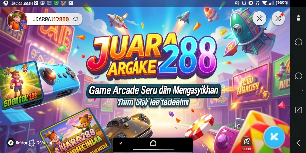 Tampilan screenshot JUARA288 menampilkan aksi seru dalam permainan arcade.