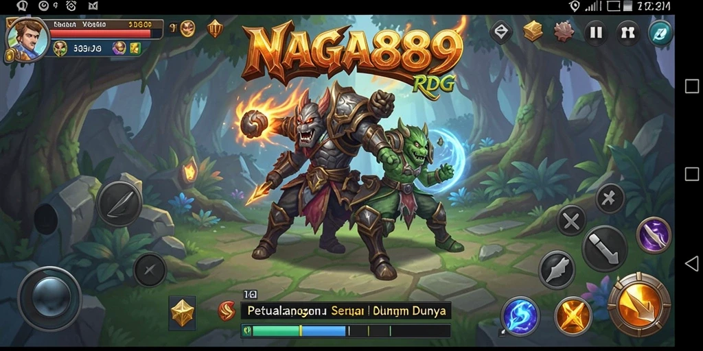 Screenshot NAGA889 menampilkan aksi seru dalam gameplay RPG yang mengasyikkan.