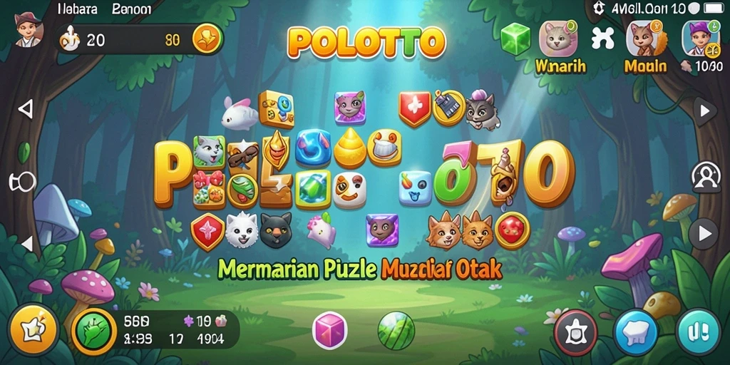Tangkapan layar gameplay POLOTOTO yang menampilkan tantangan menarik.
