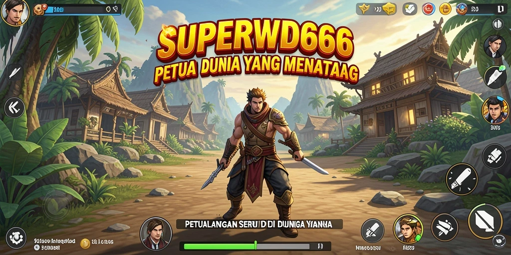Gameplay SUPERWD666 yang seru dalam suasana petualangan yang menantang.