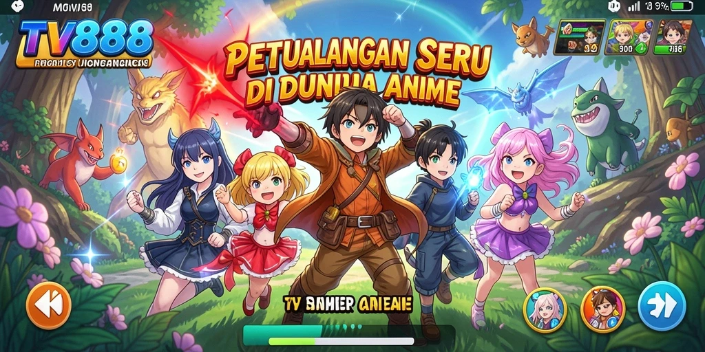 Tampilan gameplay Anime yang menyenangkan dan imersif.